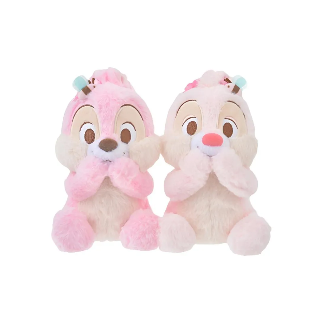 Disney Spring Blossom Collection, Chip 'N Dale, Cherry Blossom Pink Dolls Plush Pendant 21cm Height