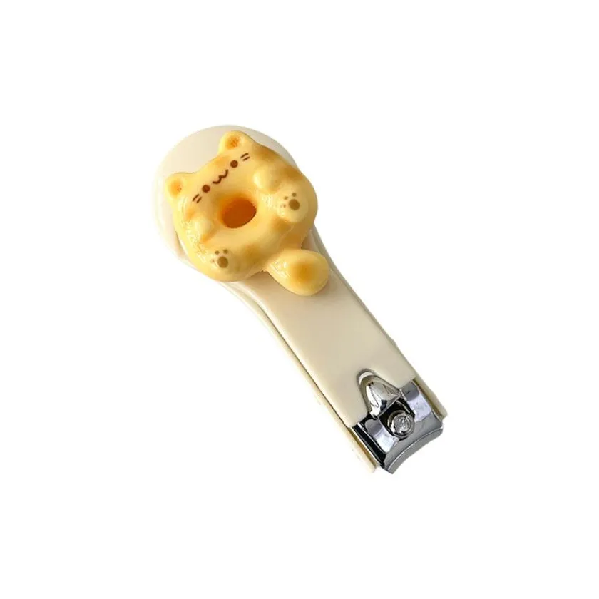 YUNNA Cute Cartoon Кошка Ножницы для ногтей для домашнего использования против разливов 1 шт складные ножницы для ногтей маникюрные ножницы