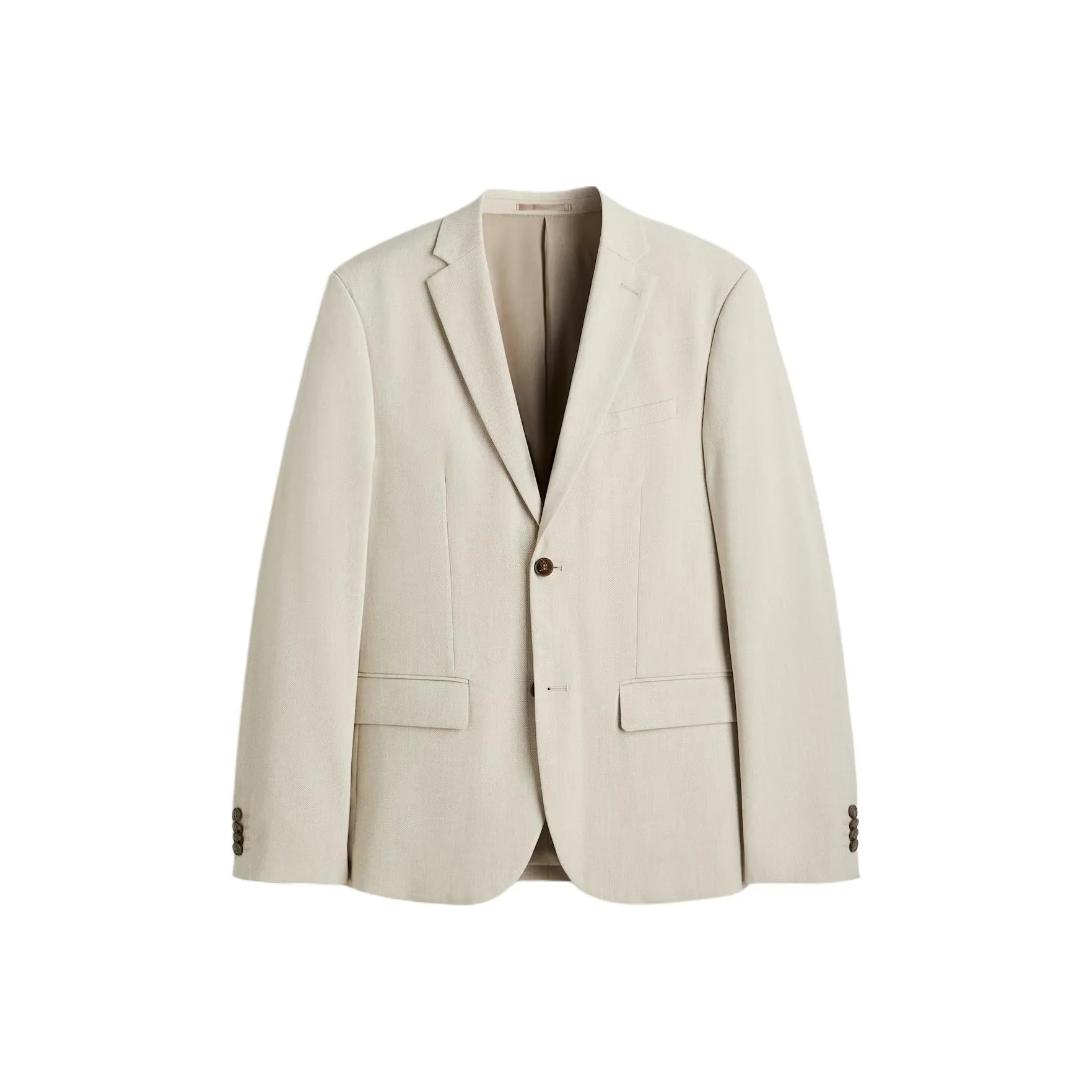 H&M Бежевый Мужской Бизнес-костюм