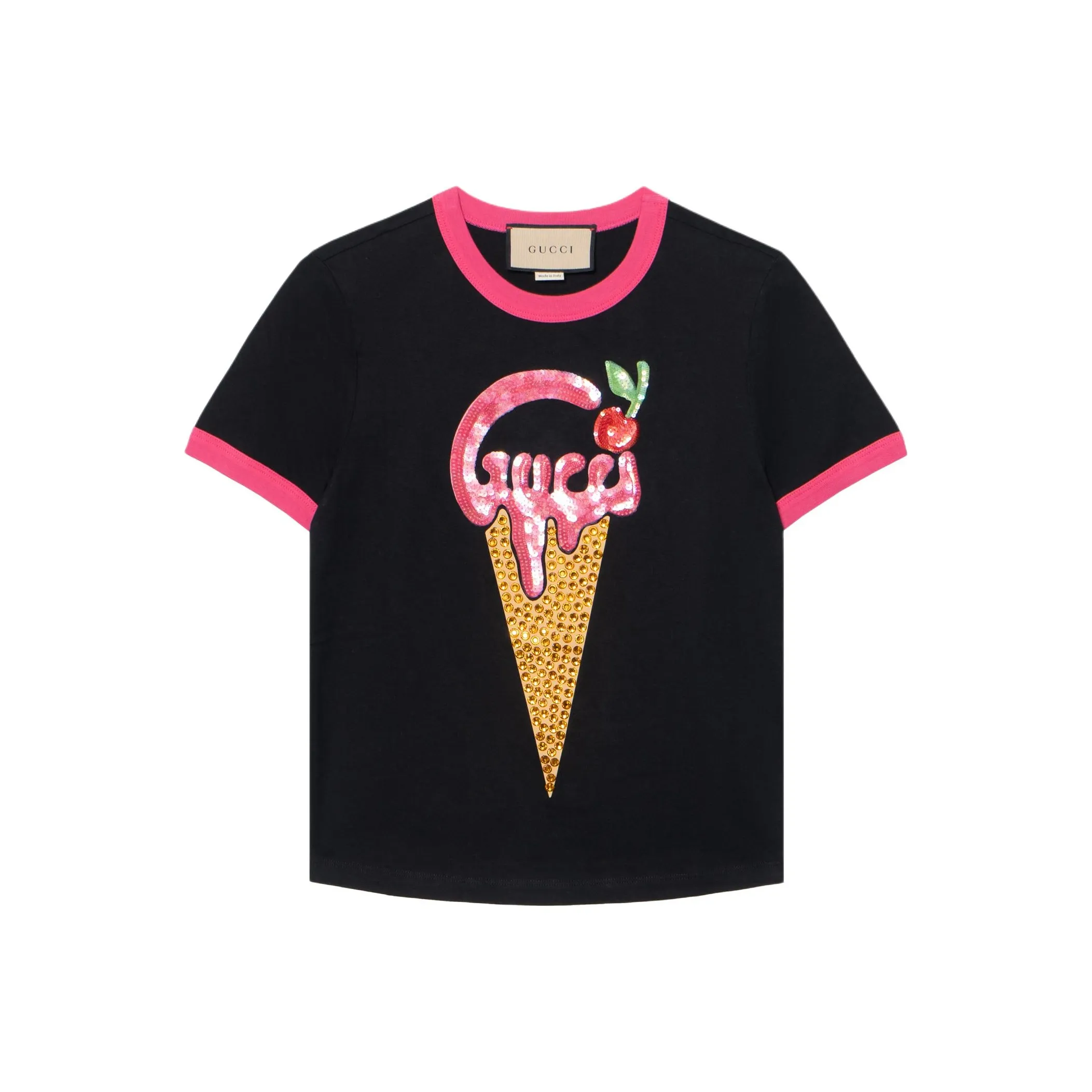 GUCCI SS23 T-Shirt Женская Черная