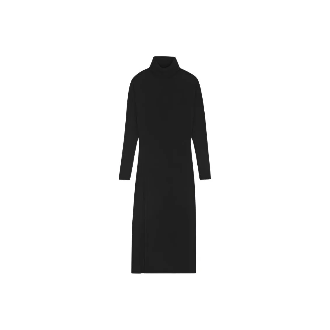 SAINT LAURENT Roll-neck Midi Dress