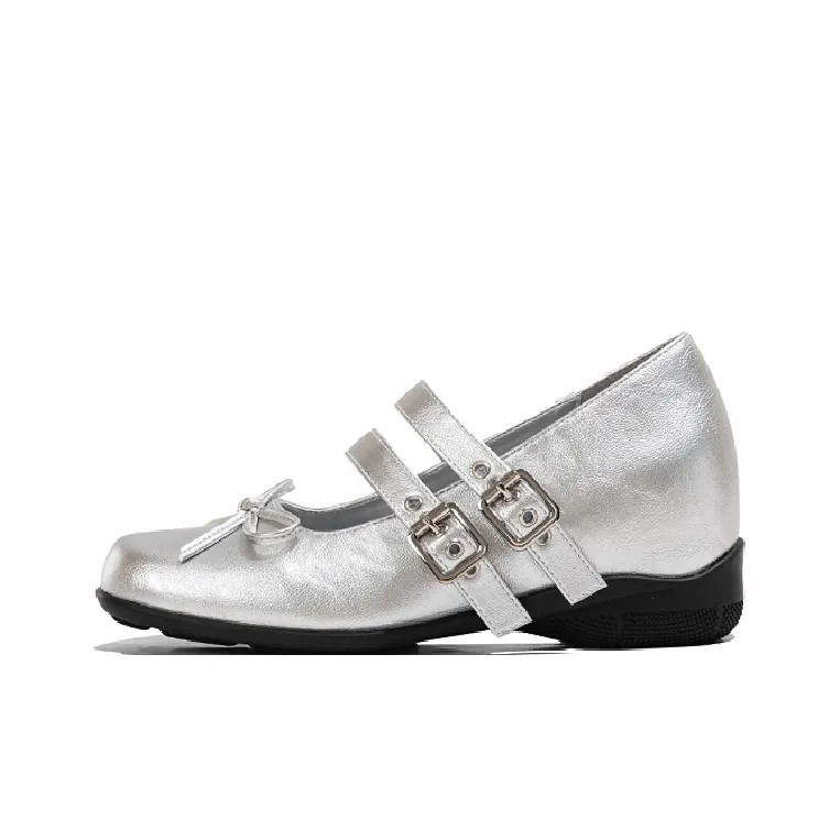 Old Meow Туфли Мэри Джейн Женские Серебряные