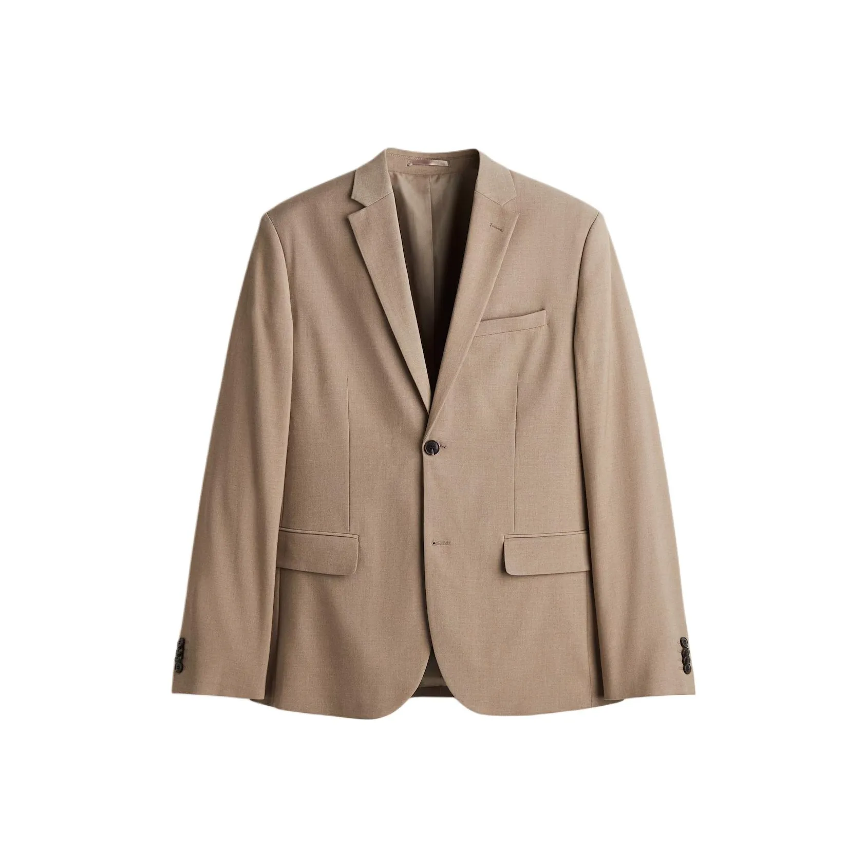 H&M Темный Бежевый Мужской Деловой Костюм