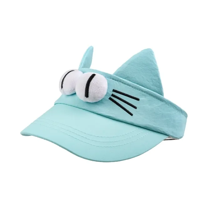 FREE RABBITⅡ Лето Cartoon Kitten Защита от солнца Головные уборы Унисекс