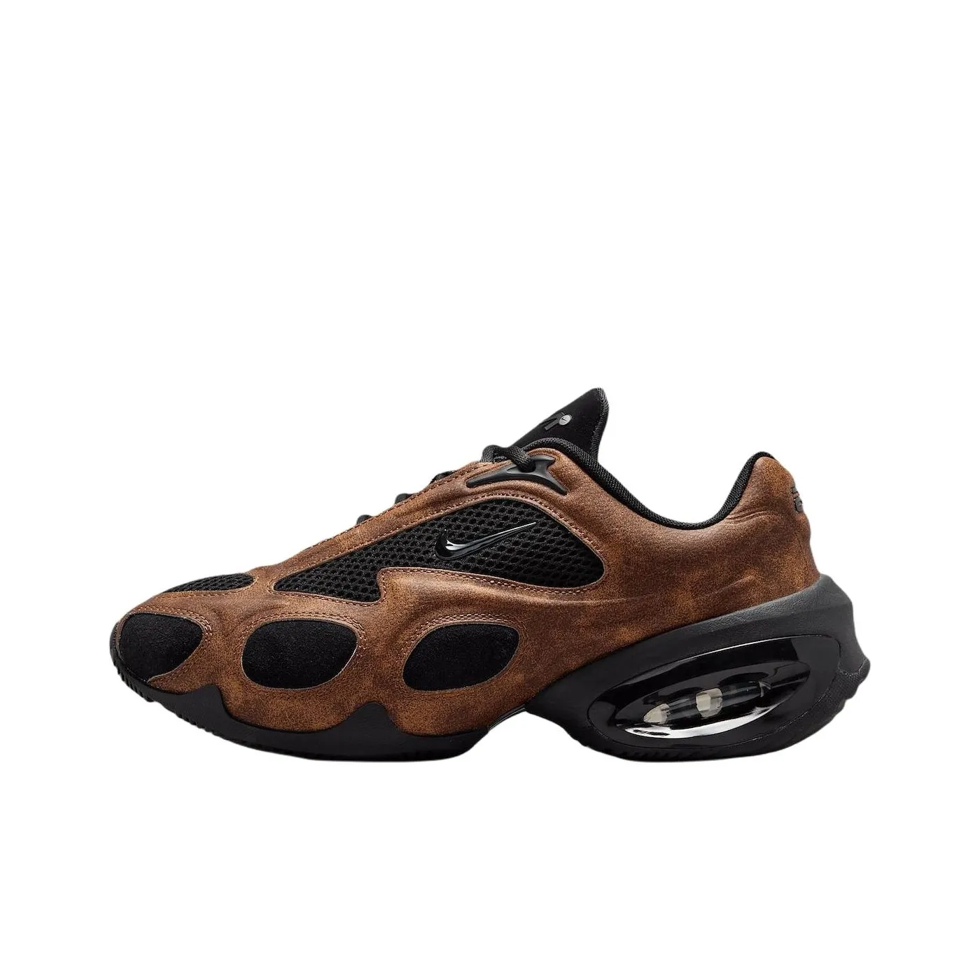Nike Air Max Muse Abrasion Resistant Поддержка Низкий Топ Беговые кроссовки Унисекс Коричневый