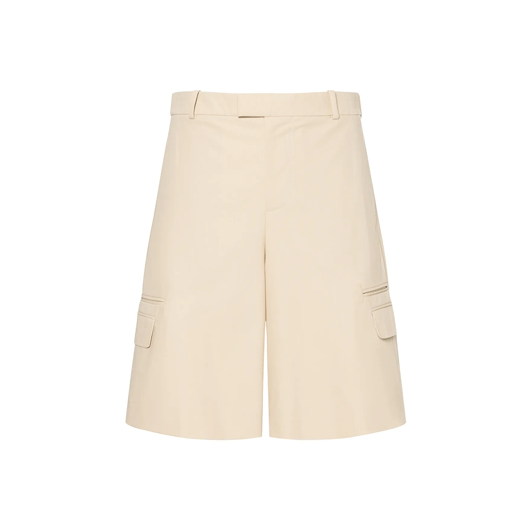 Alexander McQueen SS23 Повседневные шорты Мужские Светлый Бежевый