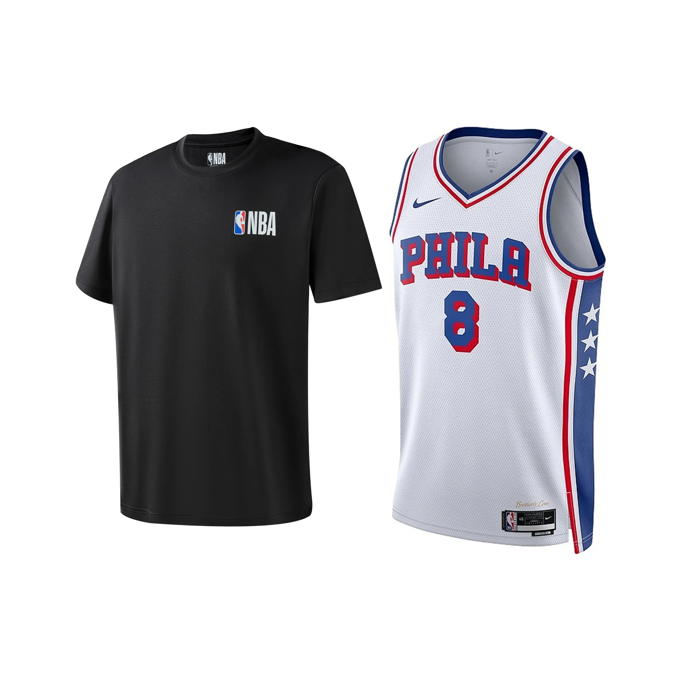 NBA x Nike Philadelphia 76ers Повседневная спортивная одежда Унисекс