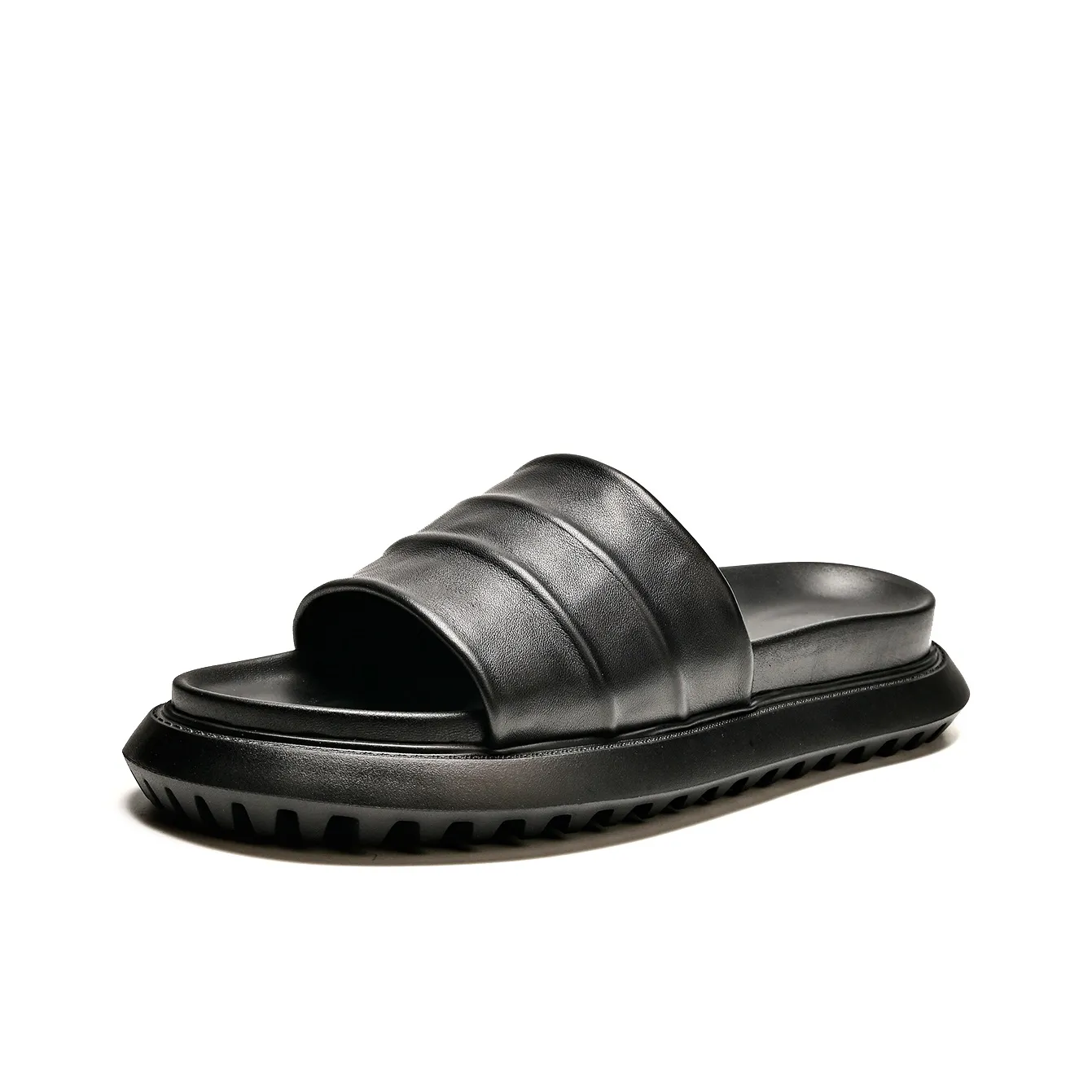 Brounvanm Резина Пена Подошва Быстросохнущие Слипоны Мужские Черные