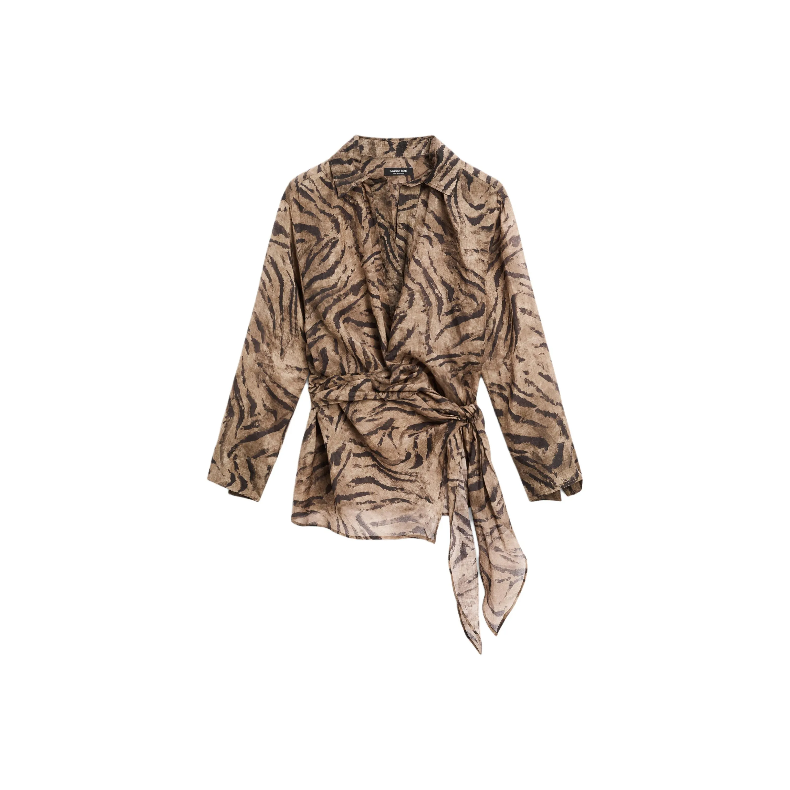 Massimo Dutti Коричневые Женские Рубашки