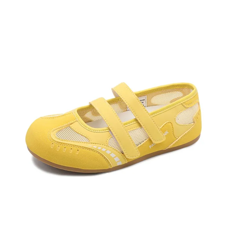 PAUL FRANK Плоская подошва Туфли Мэри Джейн Женские Желтые