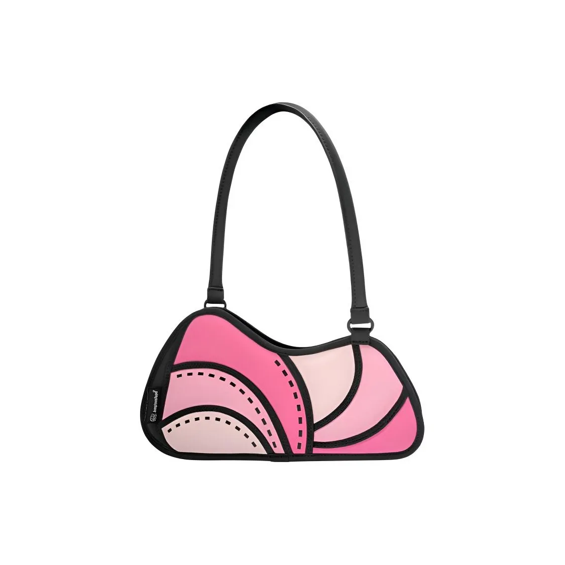 JumpFromPaper Сумка через плечо из синтетической кожи и нейлона женская сладкий розовый