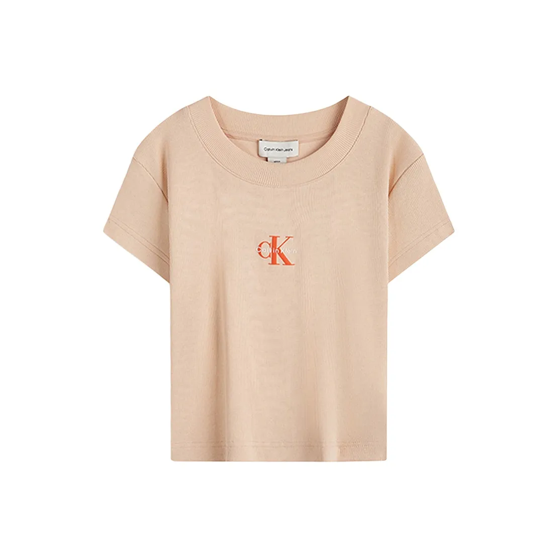 CALVIN KLEIN T Shirt Women's Light Orange