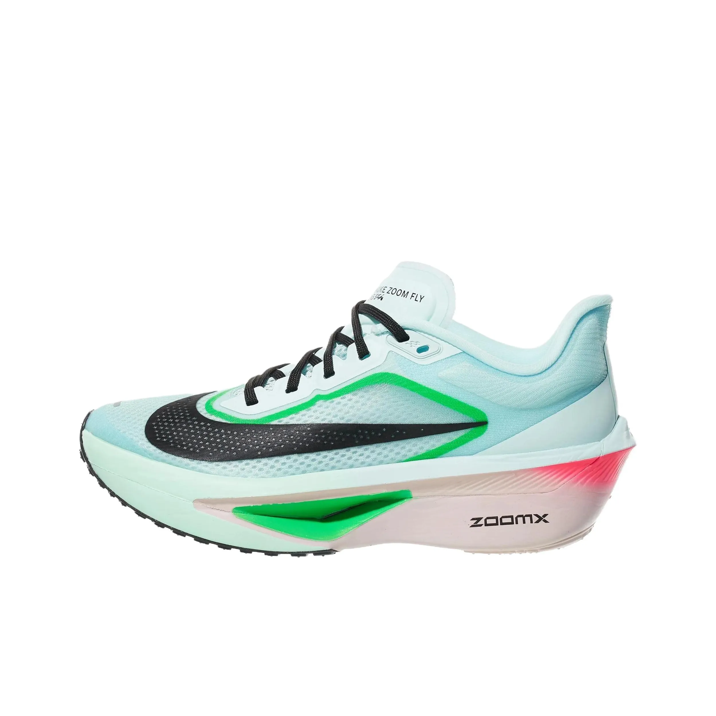 Nike Zoom Fly 6 Износостойкий и Легкий Низкий Топ ZoomX Средняя Подошва Повседневные Кроссовки для Беговых Гонок Женские Синие