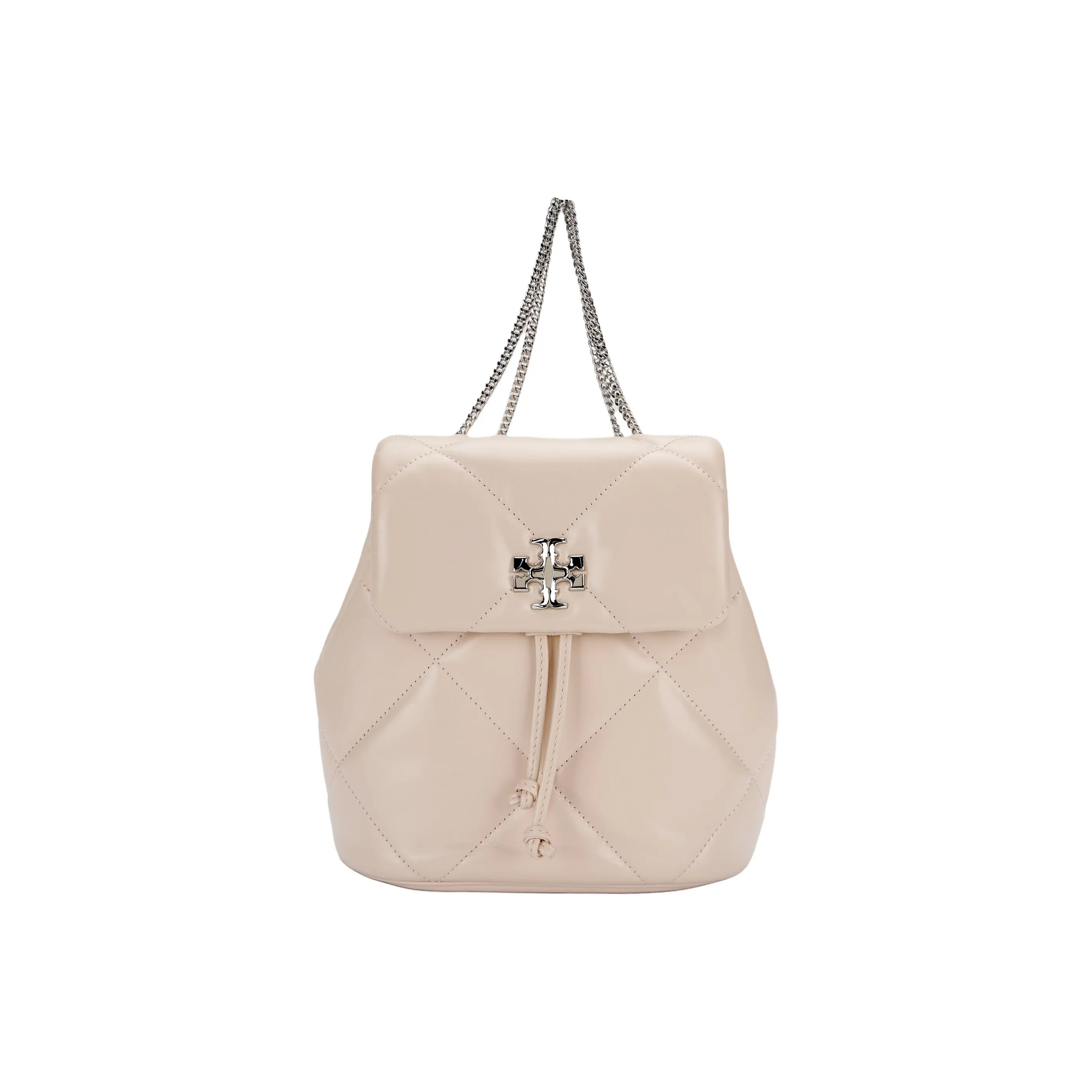 TORY BURCH Kira Cow Leather Backpack Mini Women's Soft Powder