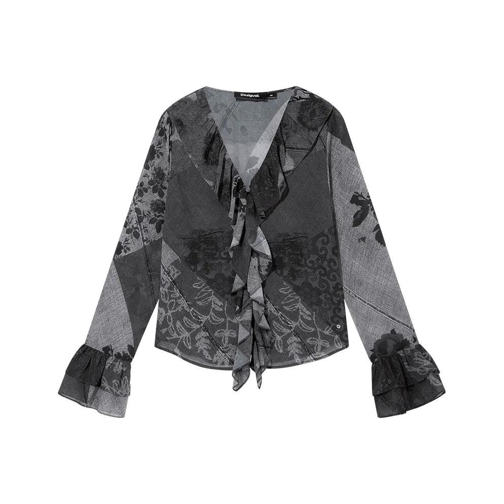 Desigual Черные с Принт Женские Рубашки