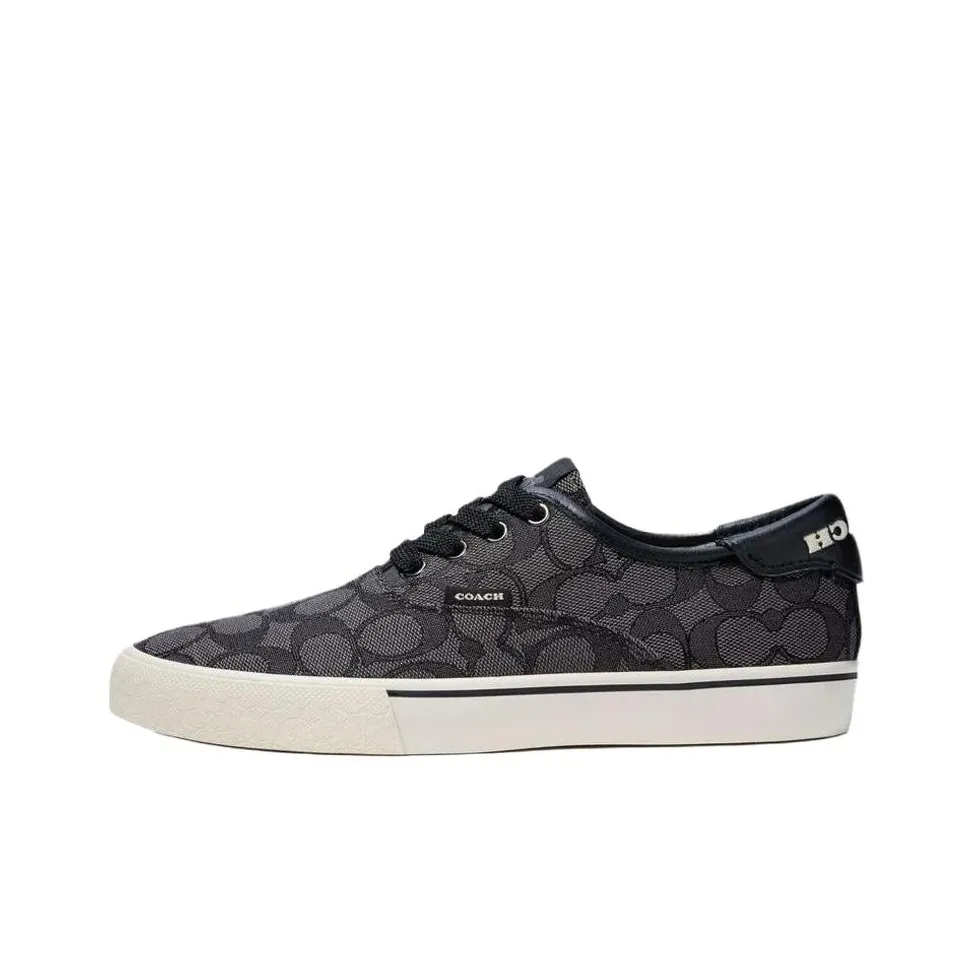 COACH CitySole Skate Low Top Stylish Skateboarding Shoes Women's Black