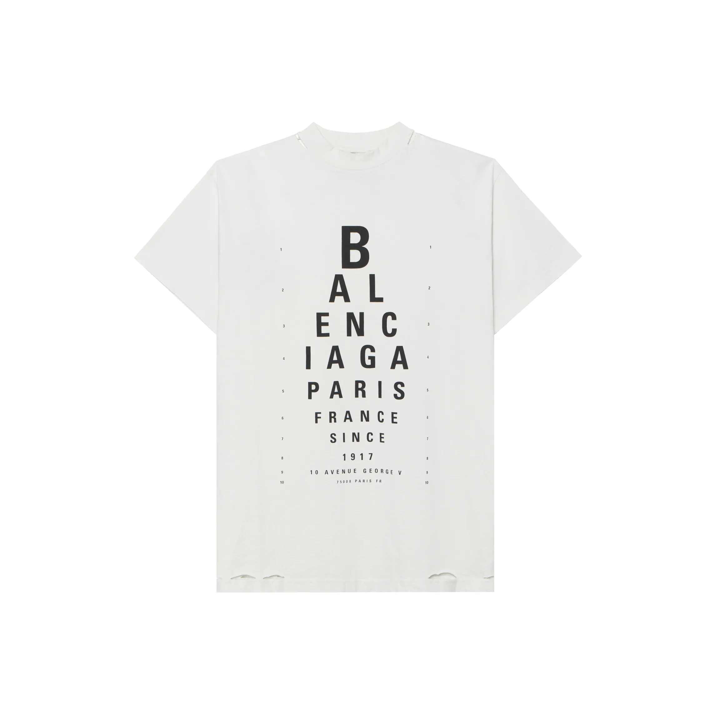 Balenciaga T-рубашка Женская Белая