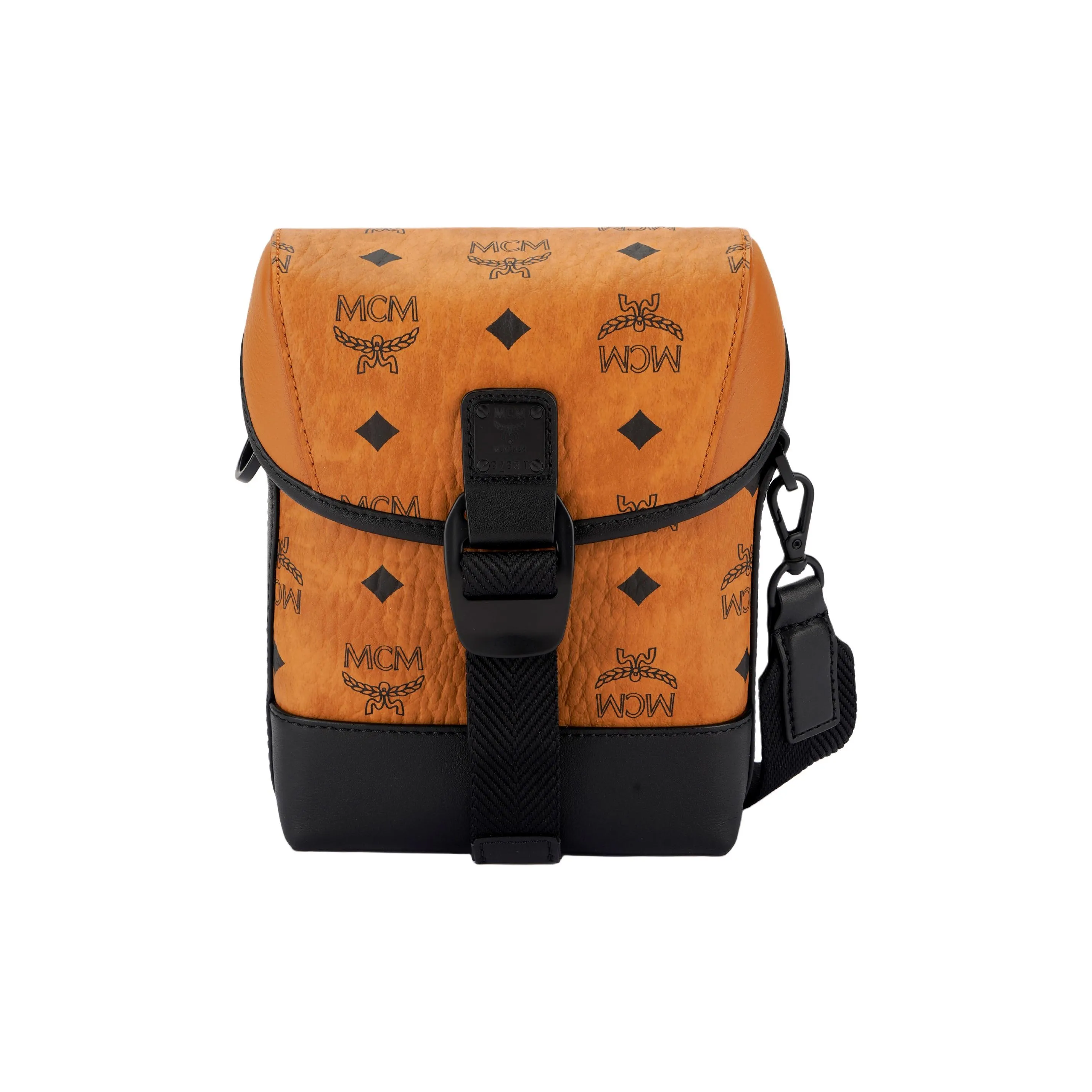 MCM Сумка через плечо из коровьей кожи маленькая женская