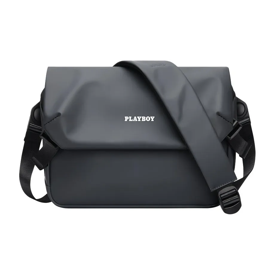 Сумка через плечо с мембраной из кожи совместный проект PLAYBOY стандартная мужская многоцветная