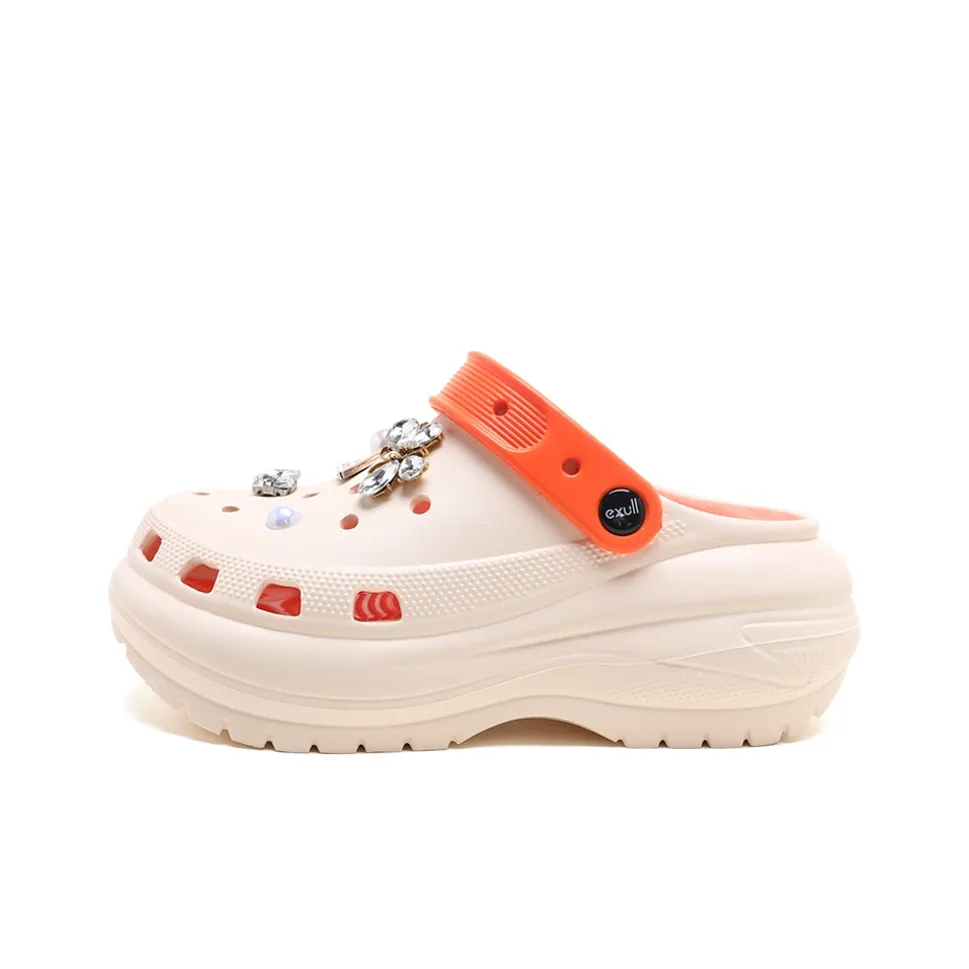 EXULL Q Сабо Женские Бежево-Оранжевый Цвет