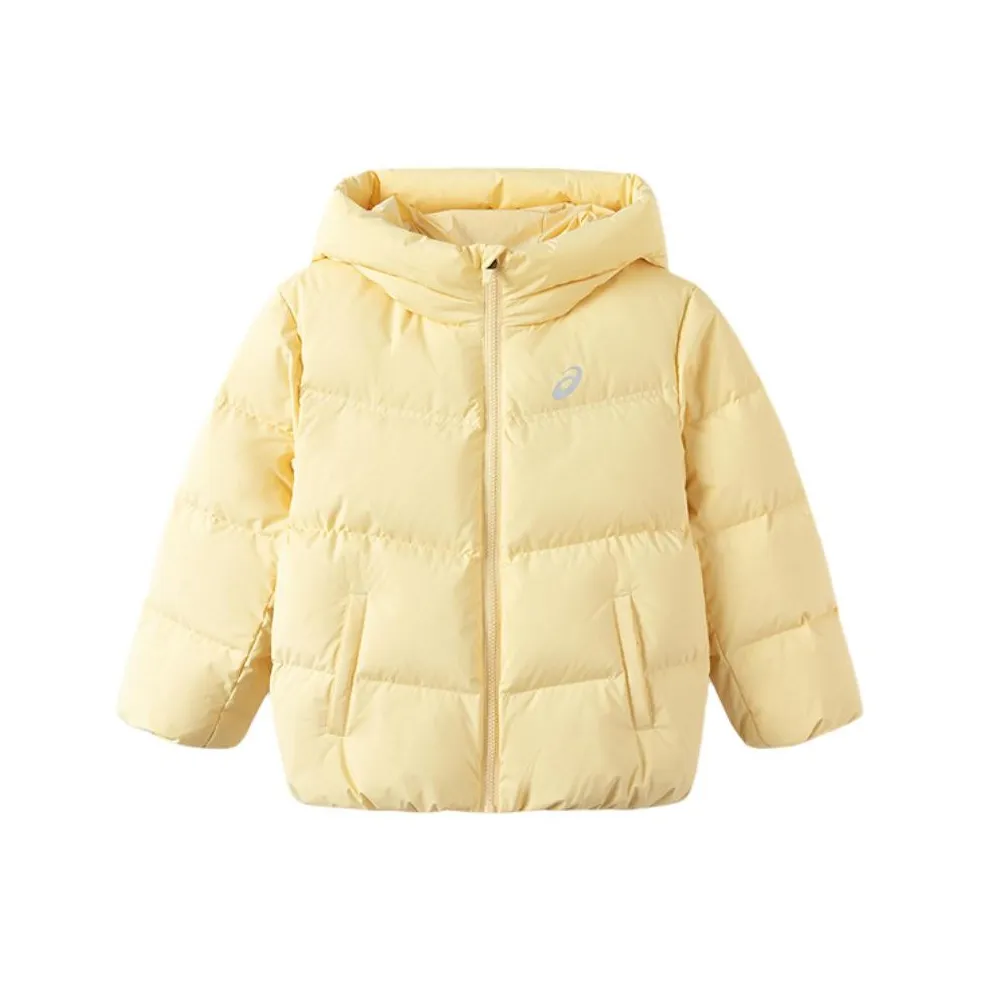 ASICS Пуховик Теплый Желтый Подростки