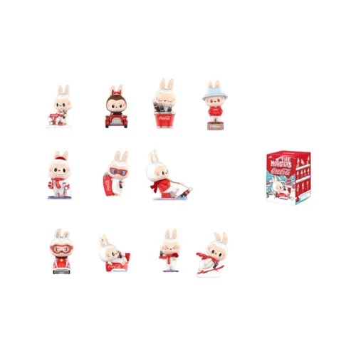 POP MART THE MONSTERS X Coca-Cola LABUBU, Слепая Коробка, Одиночная Коробка/комплект Из 10 Шт.