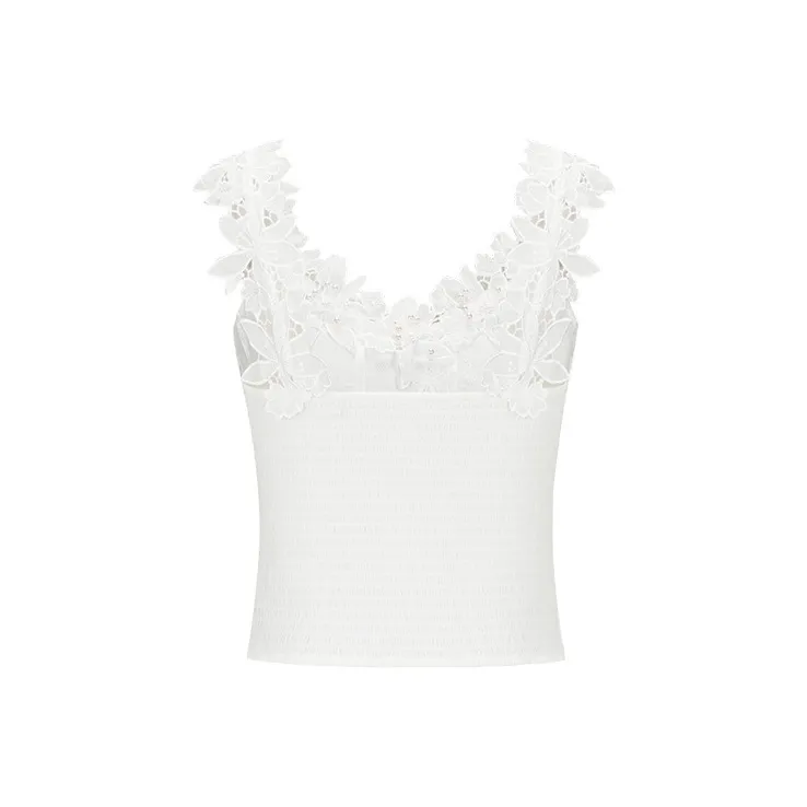 CHICHY CHICHY Size Sister Series Натуральный белый Женские Майки