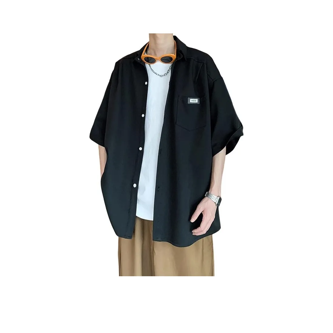 JIARONG Унисекс Рубашки