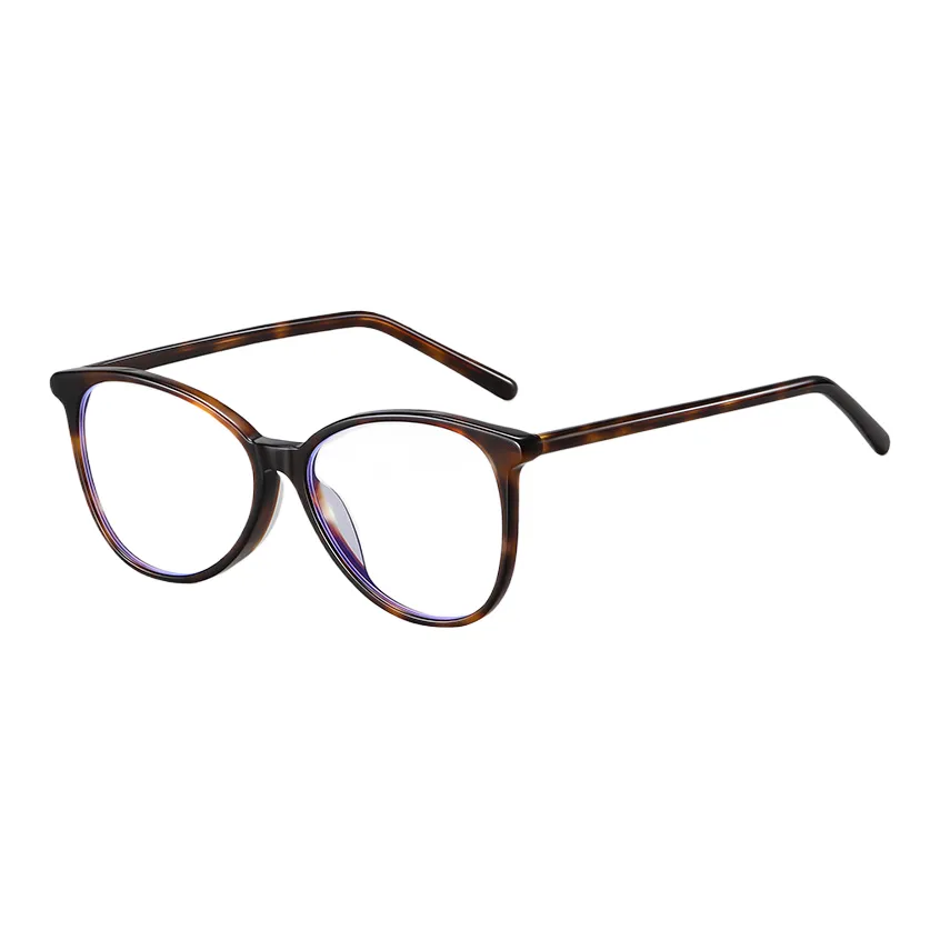 LEIPAILONG Пластиковая оправа овал функциональные очки женские черный черепаховый