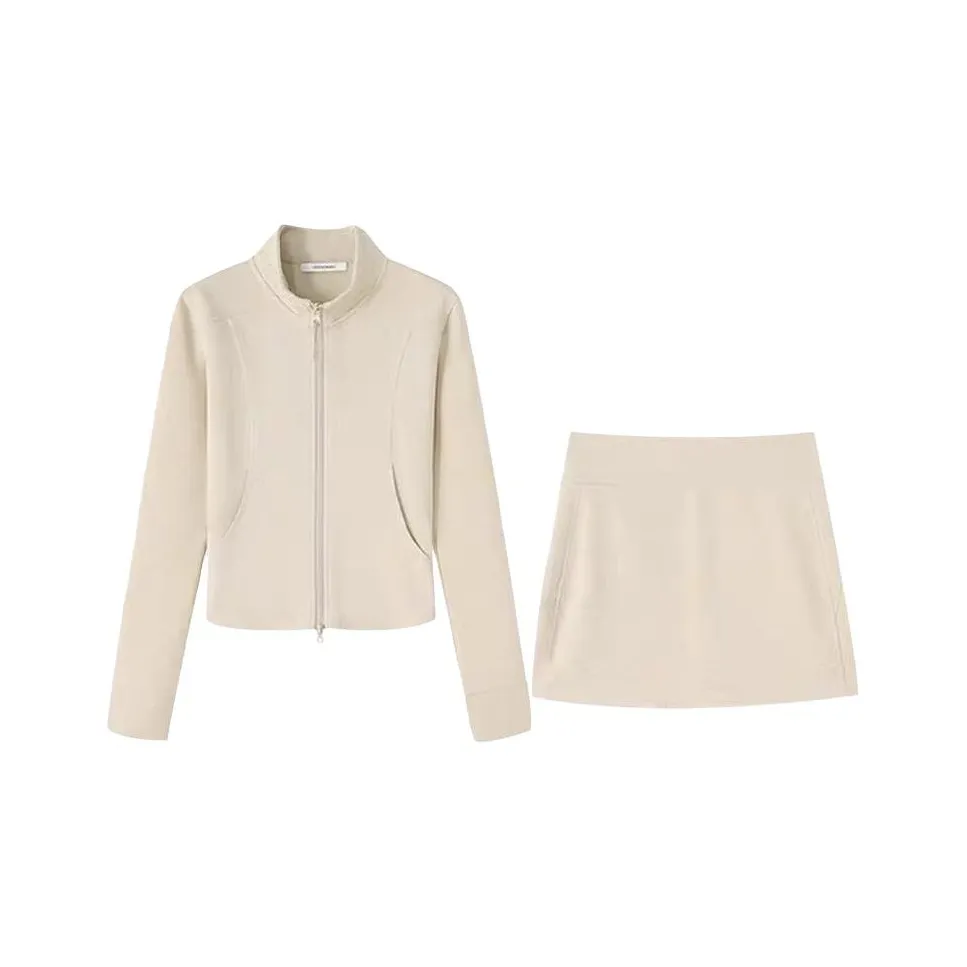 MARIE·COCO Бежевый Женские Комплекты с юбкой