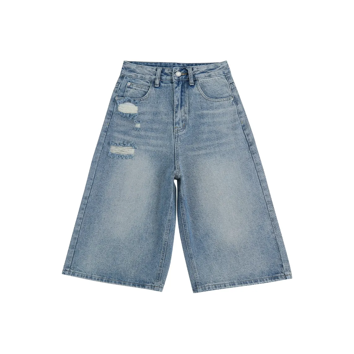 PVJ JYJ511 Светло-синий Штаны капри Женские Джинсовые шорты