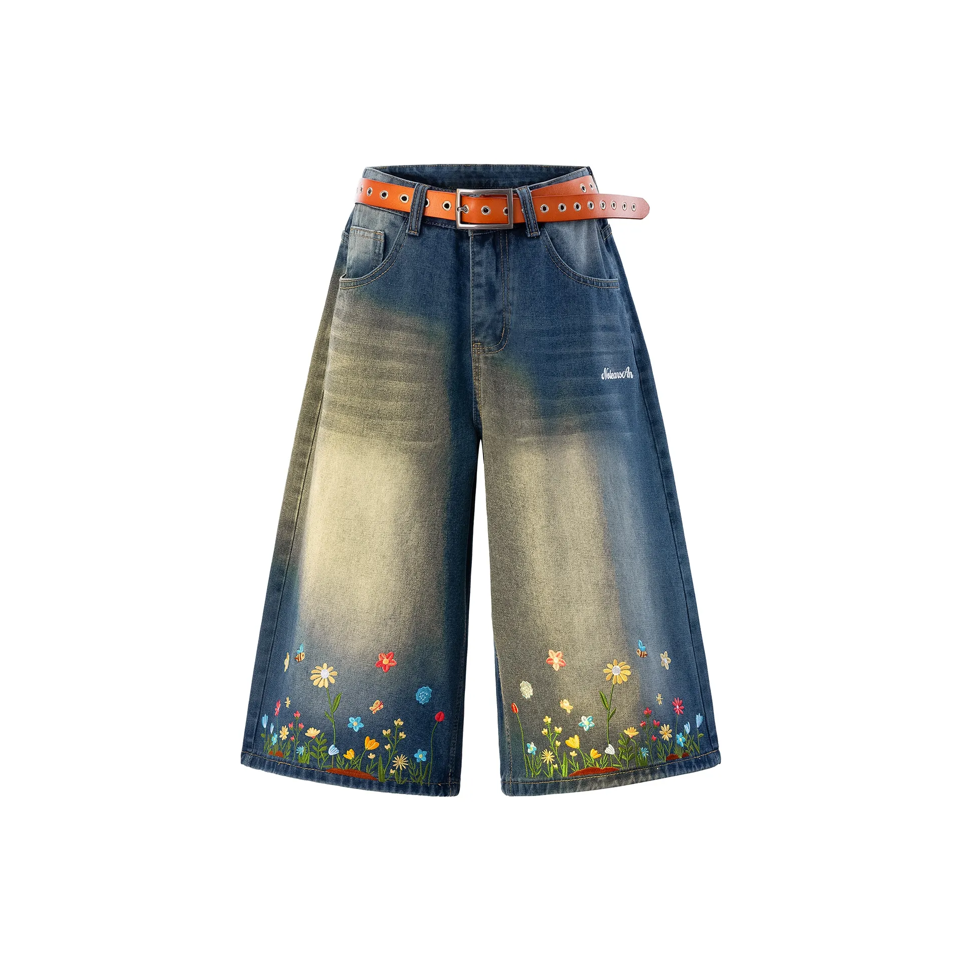 No Tears Унисекс Джинсовые Шорты