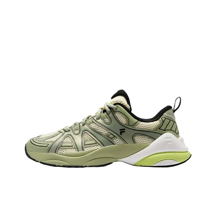 FILA FUSION PATH Trajectory Shoes Низкий Топ Casual Мужской Чайно-Зеленый