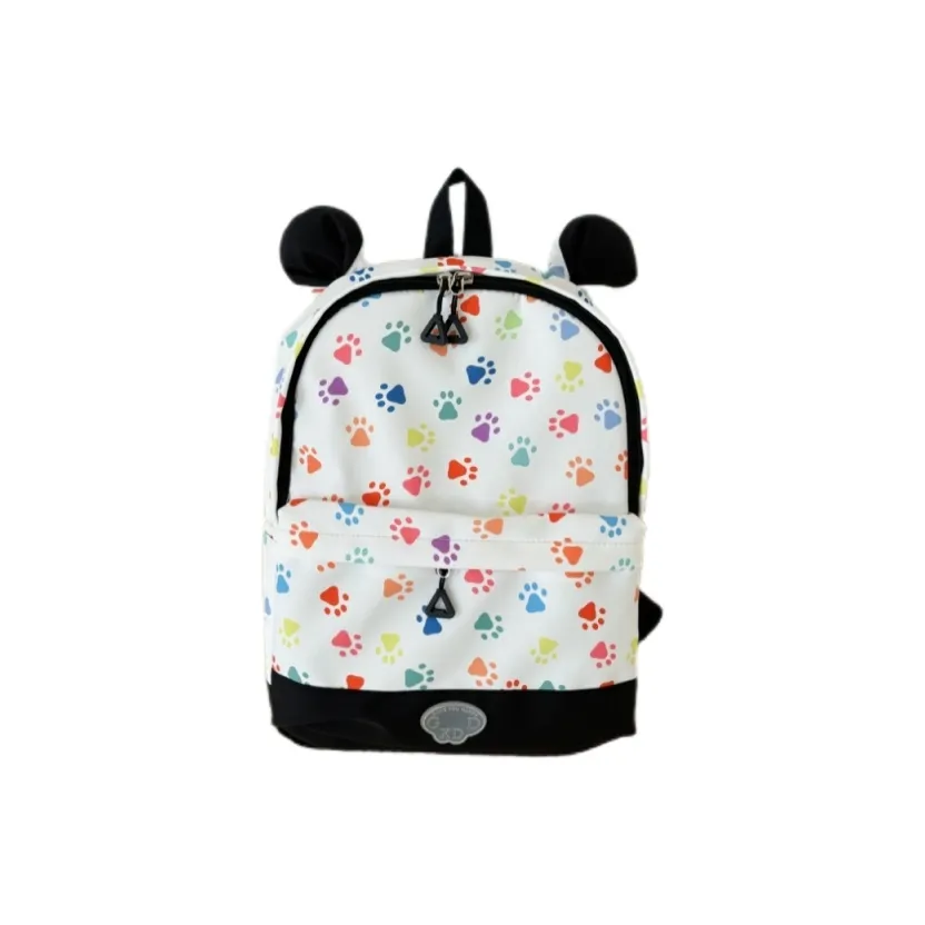 AIBAG Нейлон Рюкзак Женские Colorful Paw Принт Розовый леопардовый принт Корова Принт Коричневый леопардовый принт