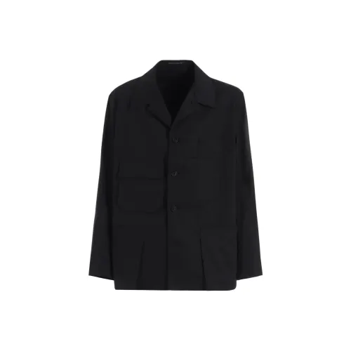 Yohji Yamamoto Черная Мужская Куртка