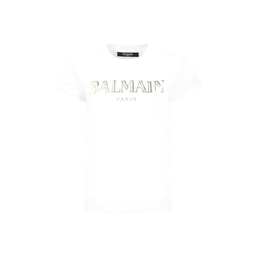 BALMAIN Белая Детская Рубашка