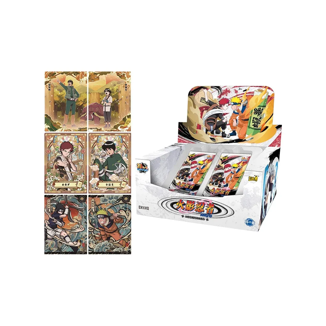 KAYOU Наруто Карта Heritage Collection Jutsu Chapter 7th Edition IP Аниме Карточки Целая коробка 18 Сумок