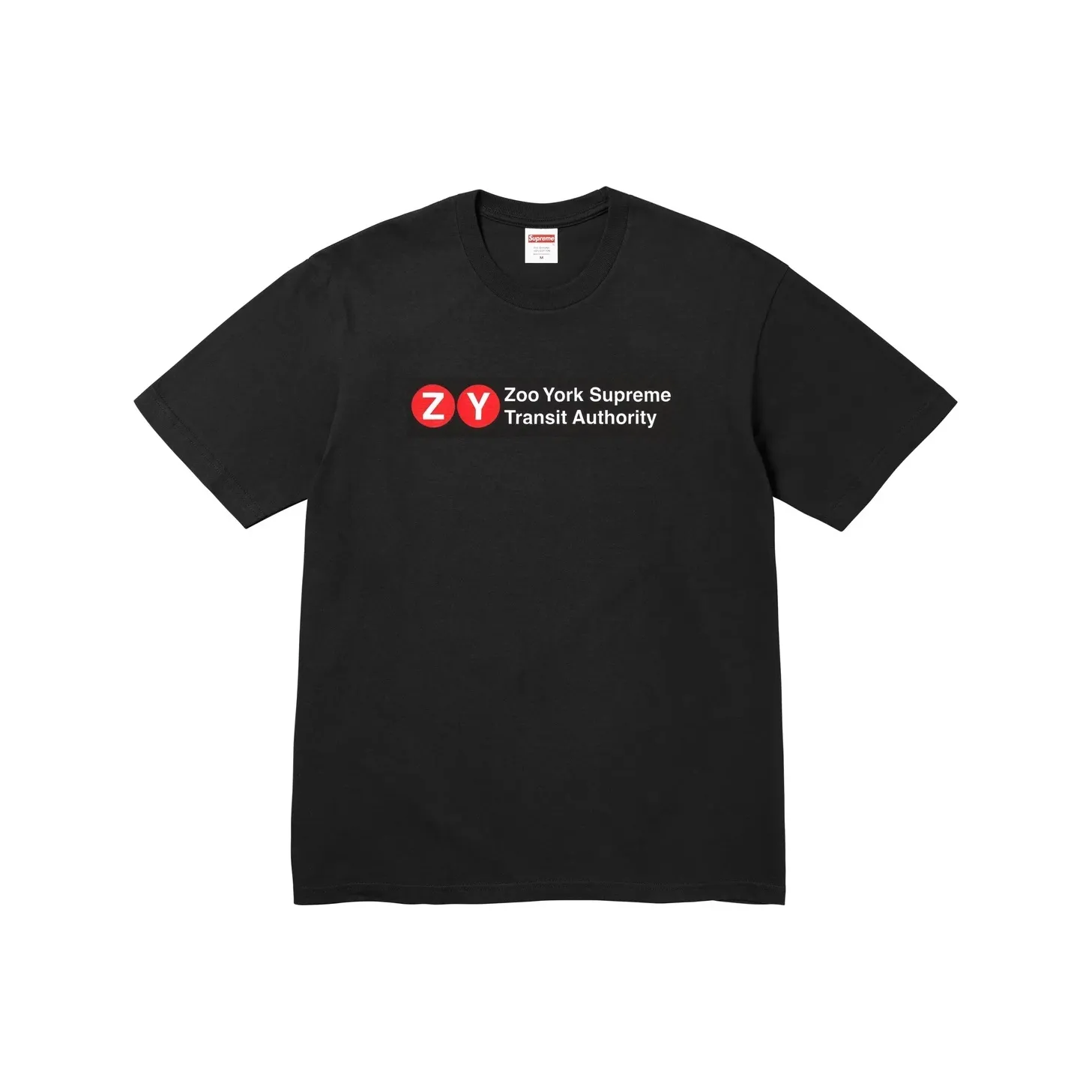 Supreme Zoo York Collaboration SS25 WEEK17 Transit Tee T-Shirt Shirt Unisex