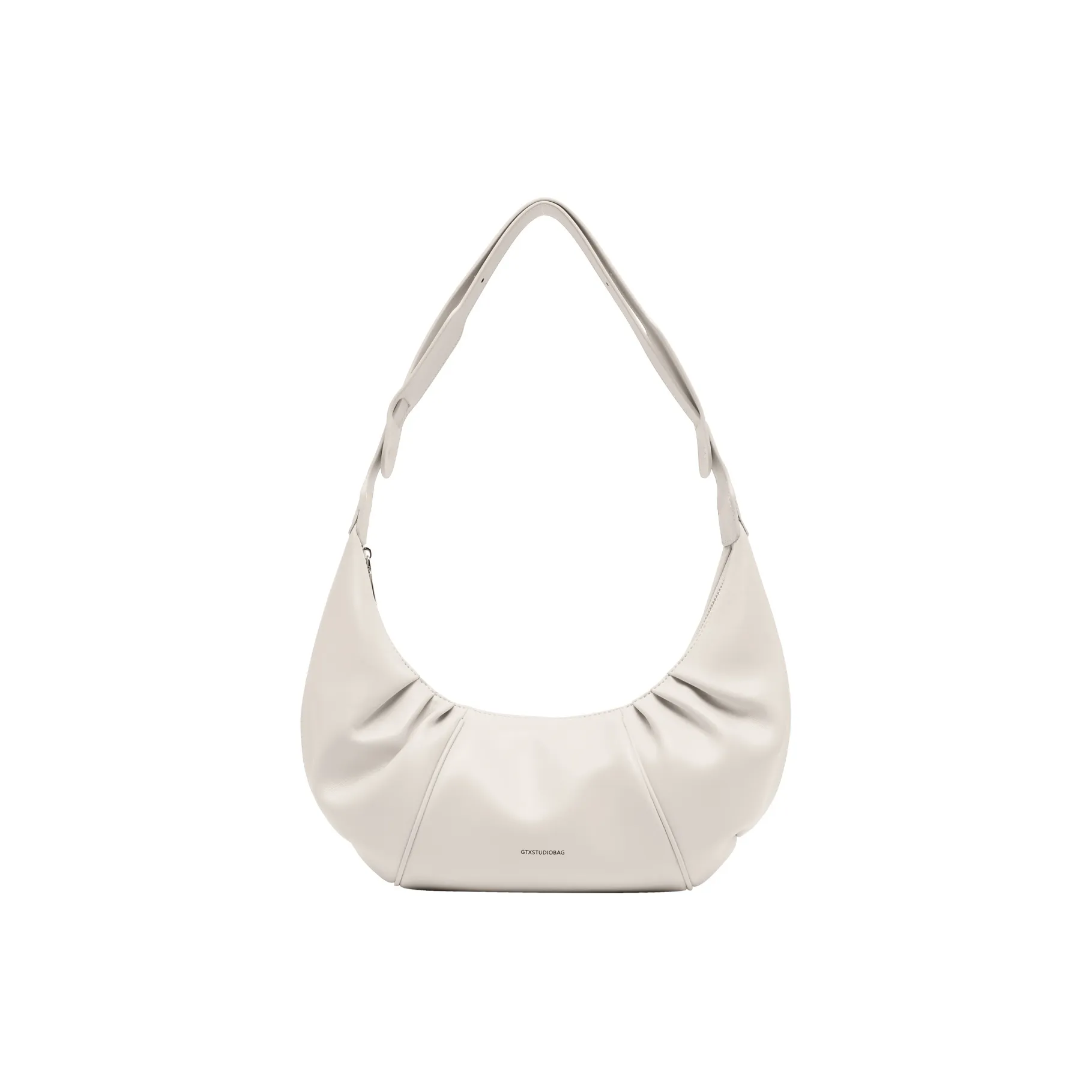 Tanita West Коровья кожа Сумка через плечо Сумка на плечо Средняя Женская Цвет слоновая кость