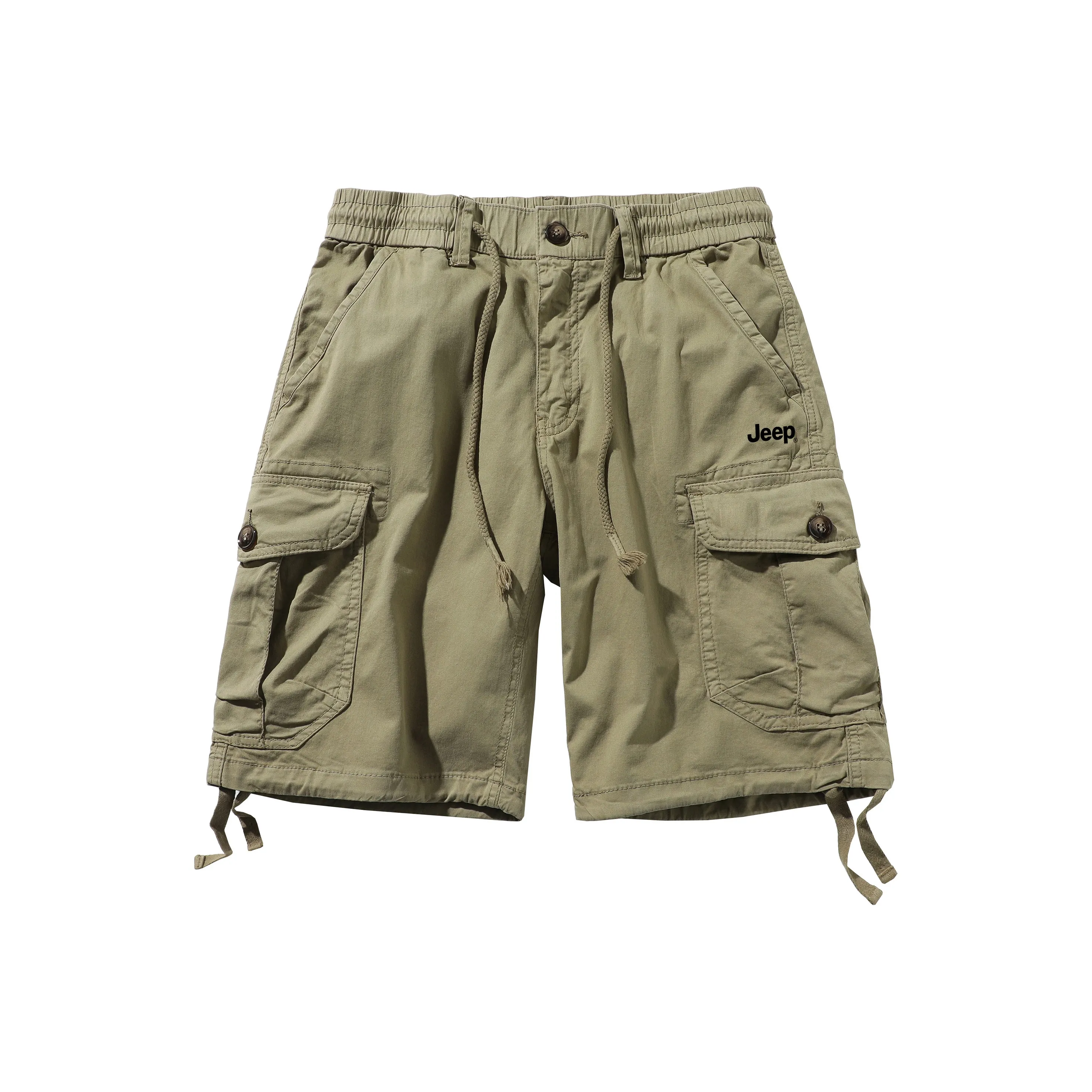 JEEP Повседневный На открытом воздухе Прямой крой MULTI Карман Карго Шорты Унисекс