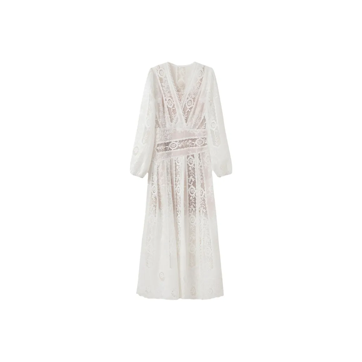 Incolore Длинное платье с длинными рукавами женское