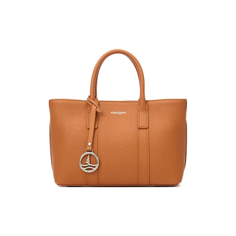 NAVIGARE Коровья кожа Сумка Женская Слон Серый Золотистый Коричневый