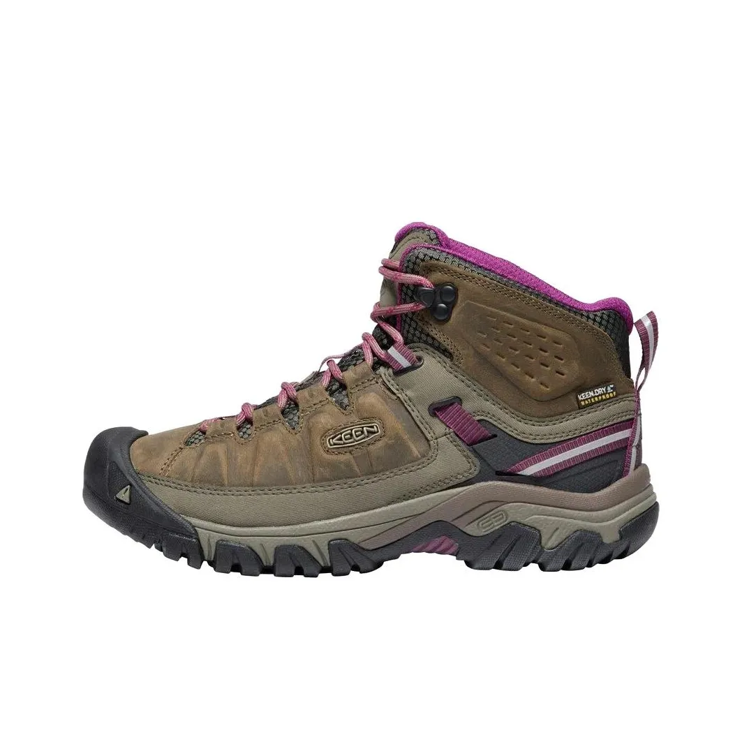 KEEN Targhee 3 Амортизация MID Топ Походная обувь Женская Коричневая