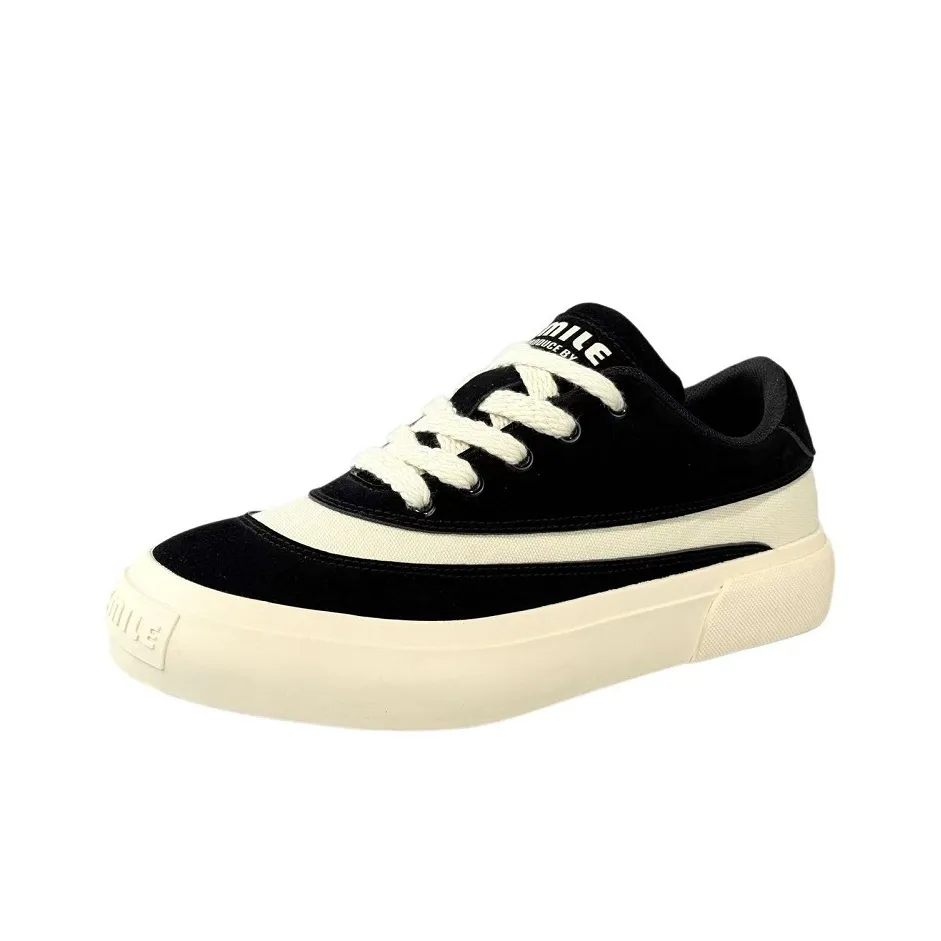 TELENT Амортизация и Дышащий Низкий Топ Casual Мужской Черный Белый