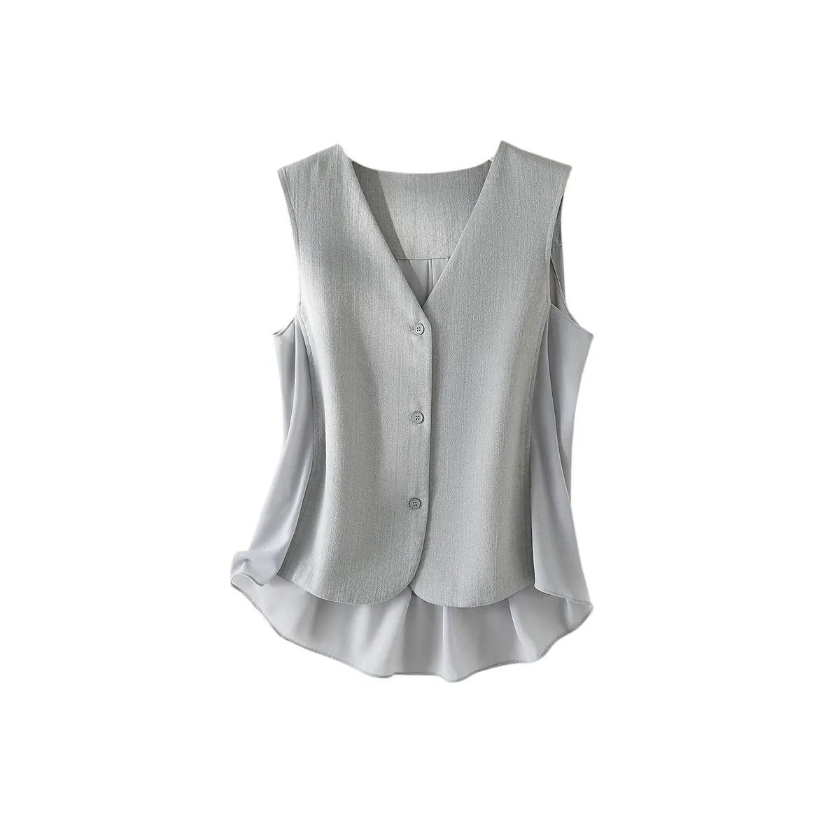 IHIMI Светло-серый Женские Жилеты