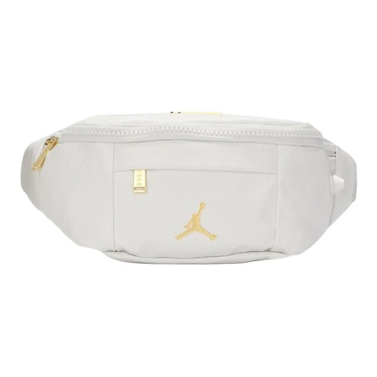 Jordan Synthetic Leather Crossbody Bag Sling Bag Fanny Pack Regular Unisex White