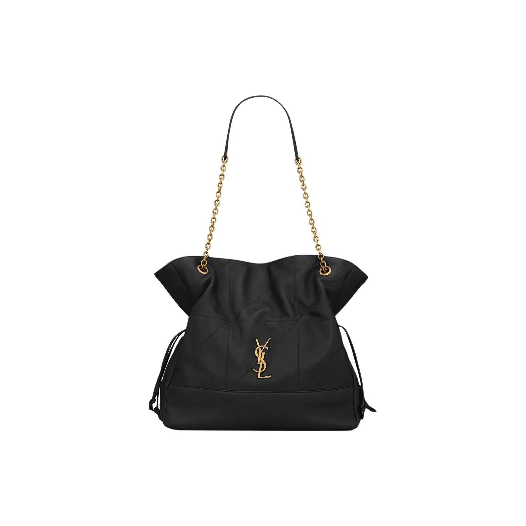 SAINT LAURENT JAMIE 4.3 Lambskin Large Shopping Bag Women's Black