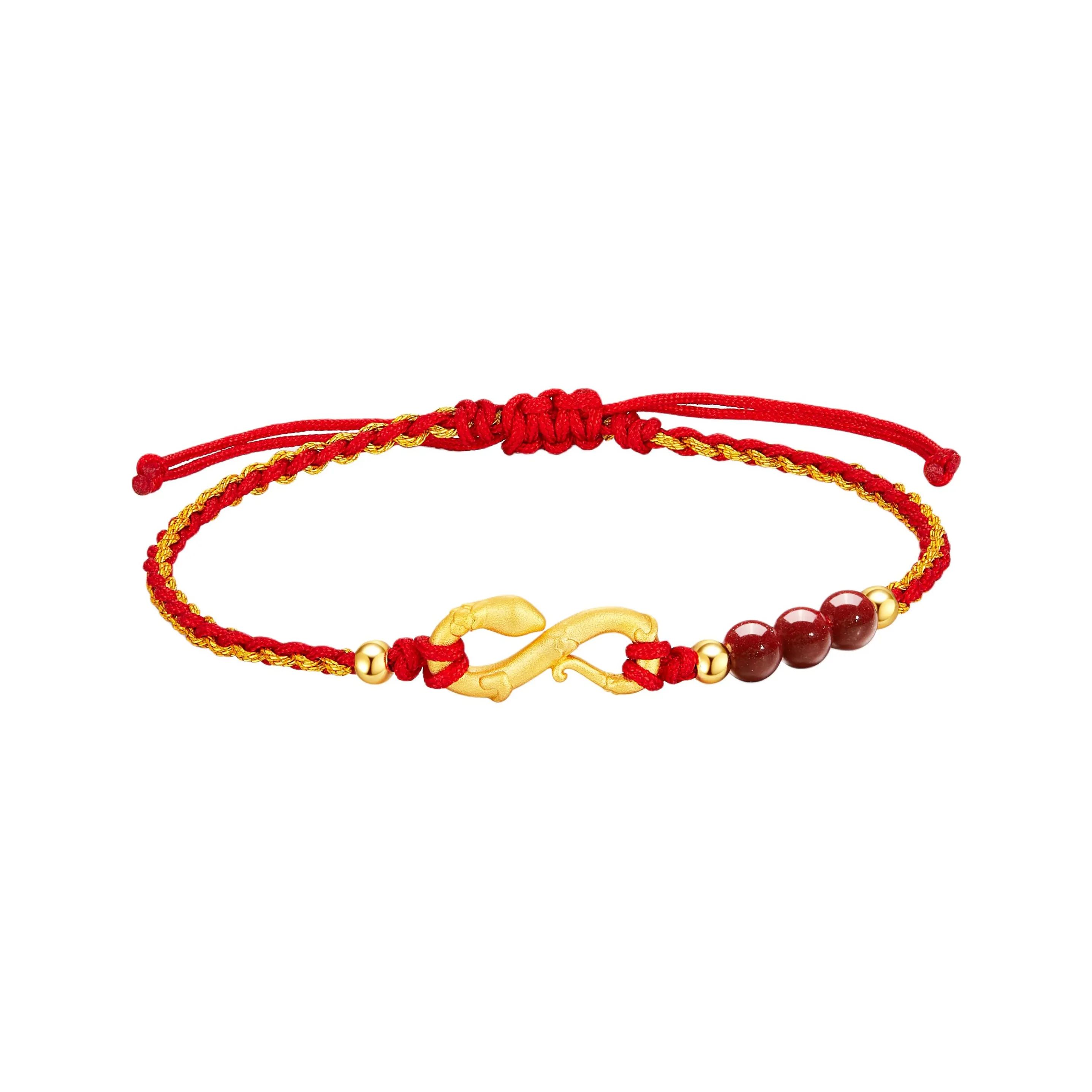 Central Fashion Cinnabar Bracelets Unisex