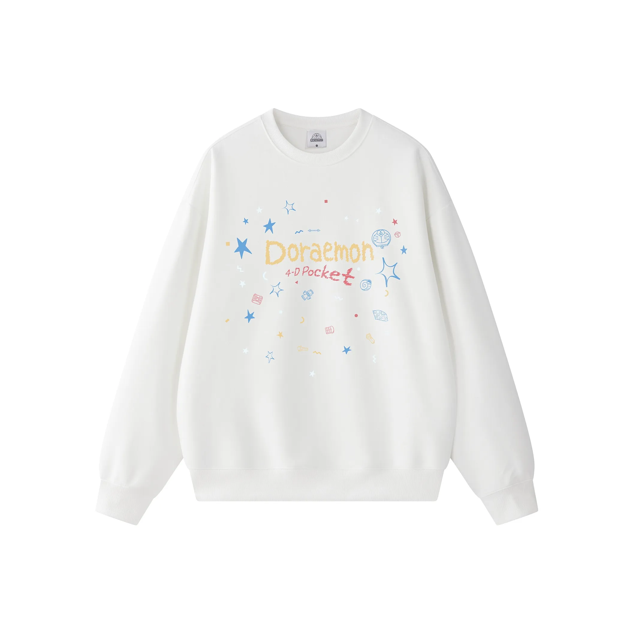 DoraemonA Jingle Cats Круглый вырез Свитшот Унисекс