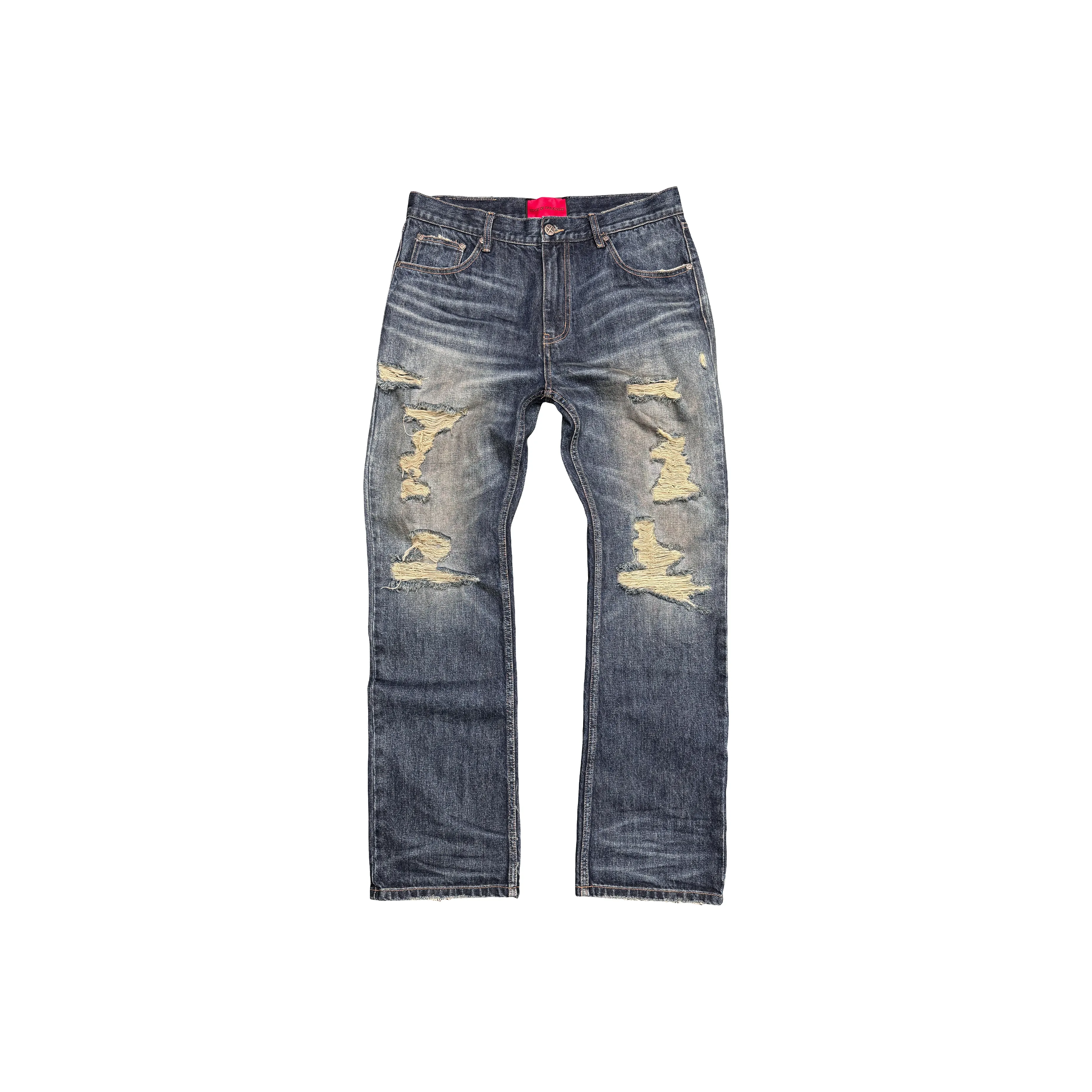 EODUP Azure Blue Men's Jeans EODUP Азур Синий Мужские Джинсы